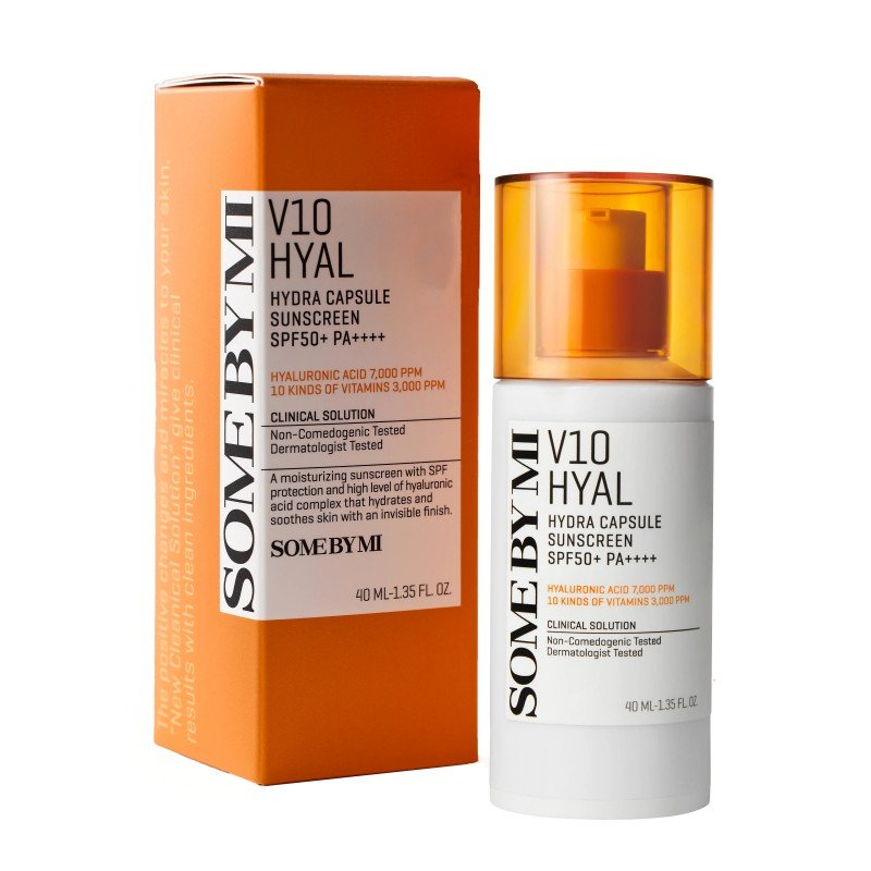 SOME BY MI V10 Hyal Hydra Capsule Sunscreen SPF50+ 40ml