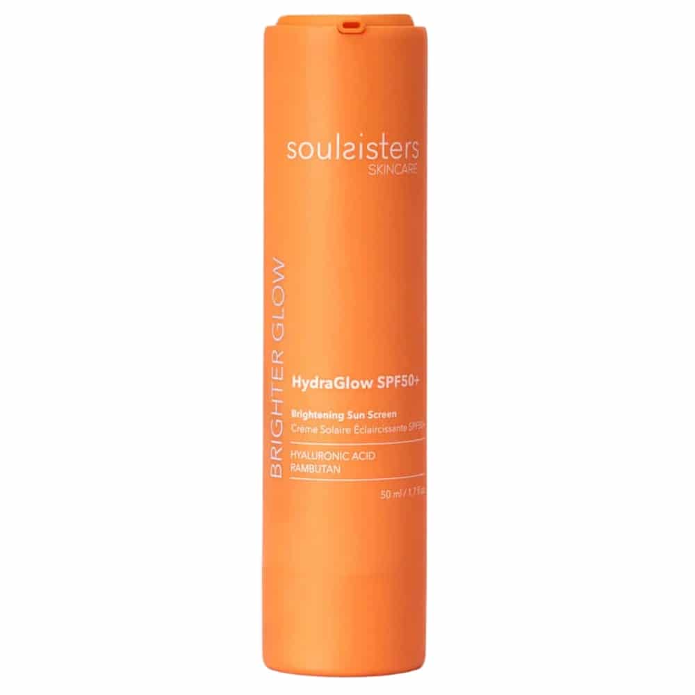 Soulsisters HydraGlow Crème Solaire Éclaircissante SPF50+