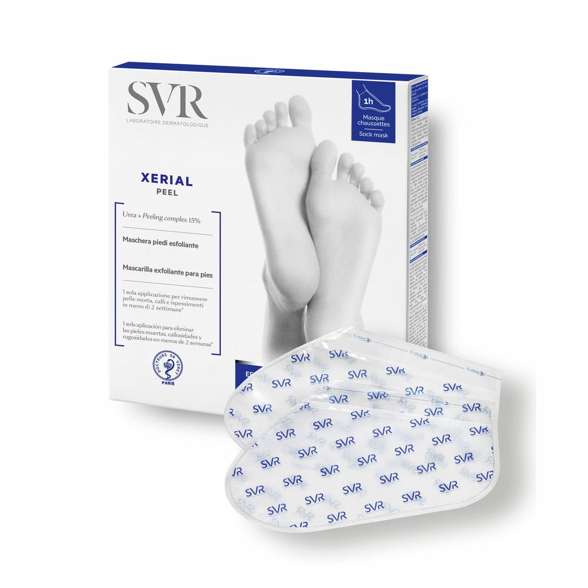 SVR Masque Chaussettes Exfoliant XERIAL PEEL