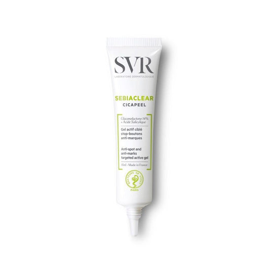 SVR Sebiaclear Cicapeel Gel Actif Ciblé Stop-Boutons Anti-Marques 15ml