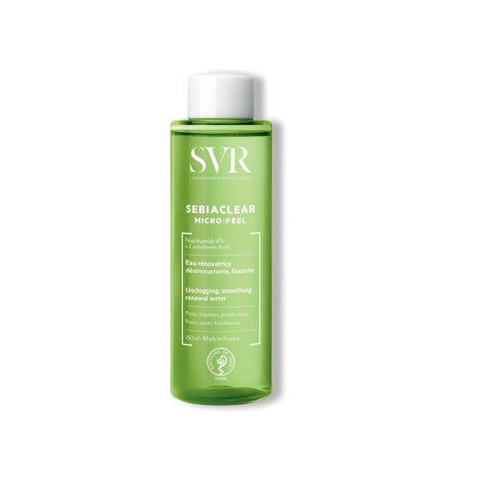 SVR Sebiaclear Micro-Peel Eau Rénovatrice Désincrustante Lissante 150ml