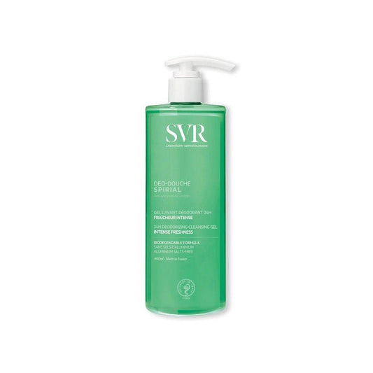 SVR Spirial Déo-Douche Gel Lavant Déodorant 24h Fraîcheur Intense - 400ml