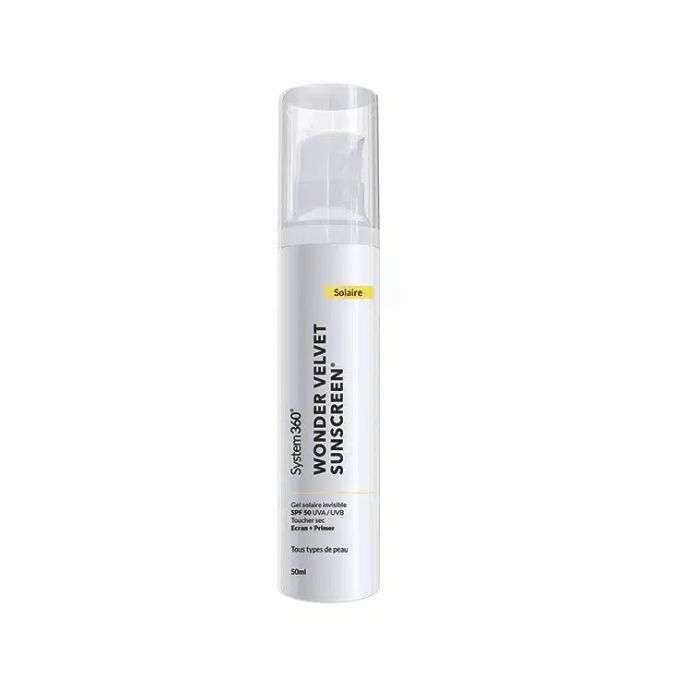 System 360 Wonder Velvet Gel Solaire Invisible SPF50 50ml
