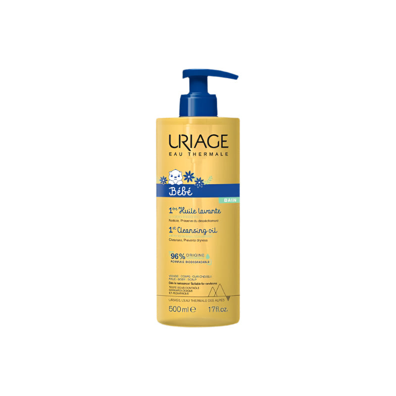 Uriage Bébé 1ère Huile Lavante Apaisante – 500ml