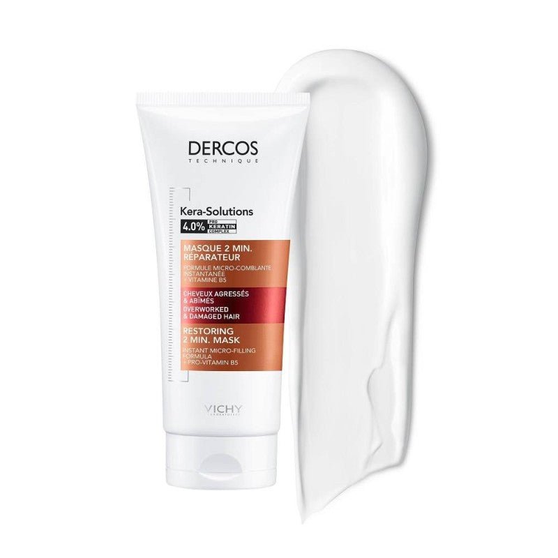 Vichy Dercos Kera-Solutions Masque 2 Minutes Réparateur 200ml