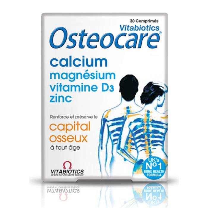 Vitabiotics Osteocare Calcium, Magnésium, Zinc et Vitamine D3 - 30 Comprimés