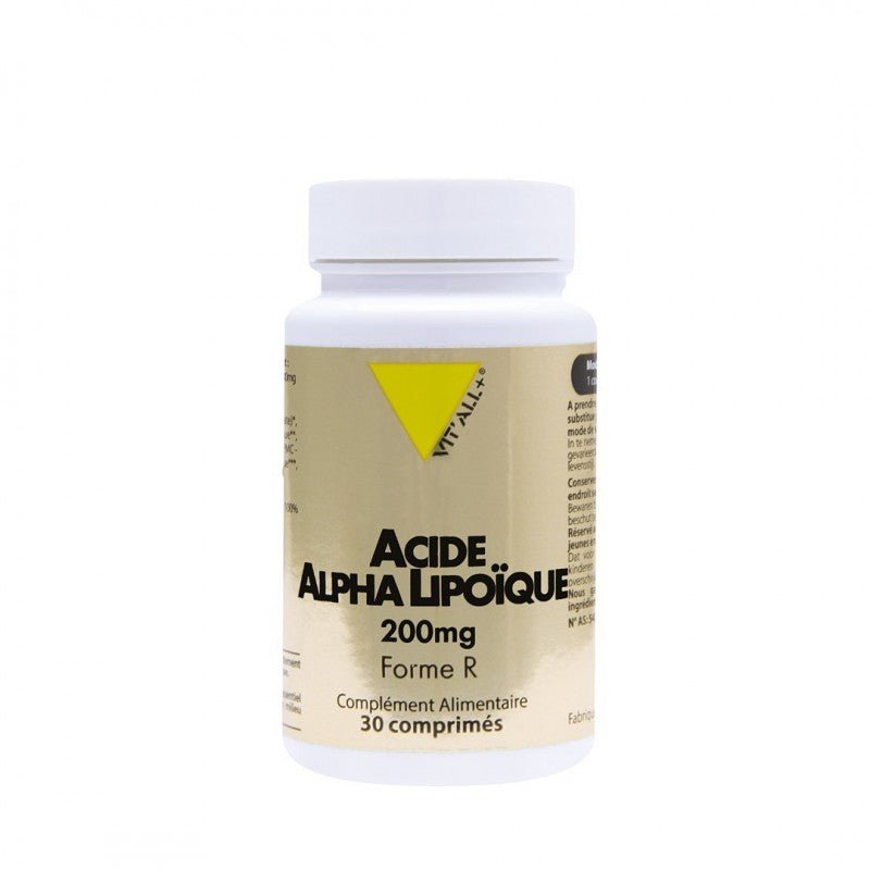 VITALL+ Acide Alpha Lipoïque 200mg - 30 Comprimés