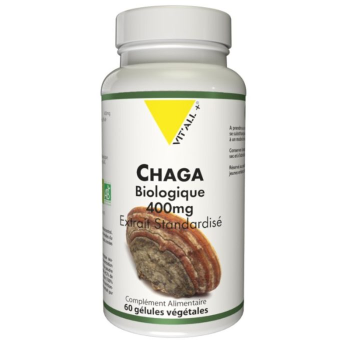 Vitall+ Chaga Bio 400mg - 60 Gélules