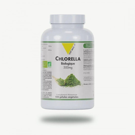 Vitall+ Chlorella Bio 500 MG - 100 Gélules Végétales