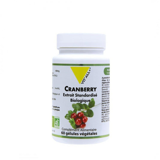 Vitall+ Cranberry Bio 400mg - 30 Gélules