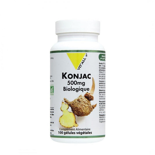VITALL+ Konjac Bio 570mg 100 Gélules Végétales