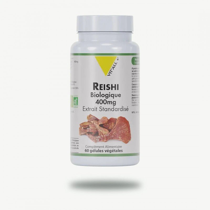VITALL+ Reishi Bio Standardisé 400mg 60 Gélules