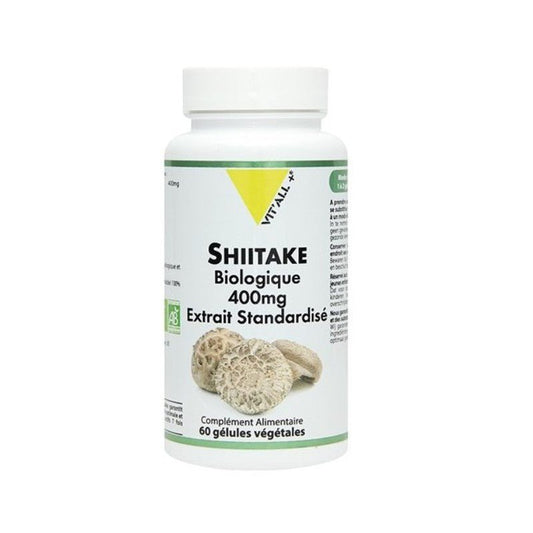 VITALL+ Shiitake Biologique 400 mg - 60 Gélules