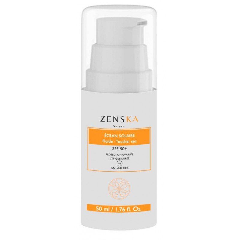 Zenska Écran Solaire Fluide Toucher Sec SPF50+ Anti-Taches 50ml
