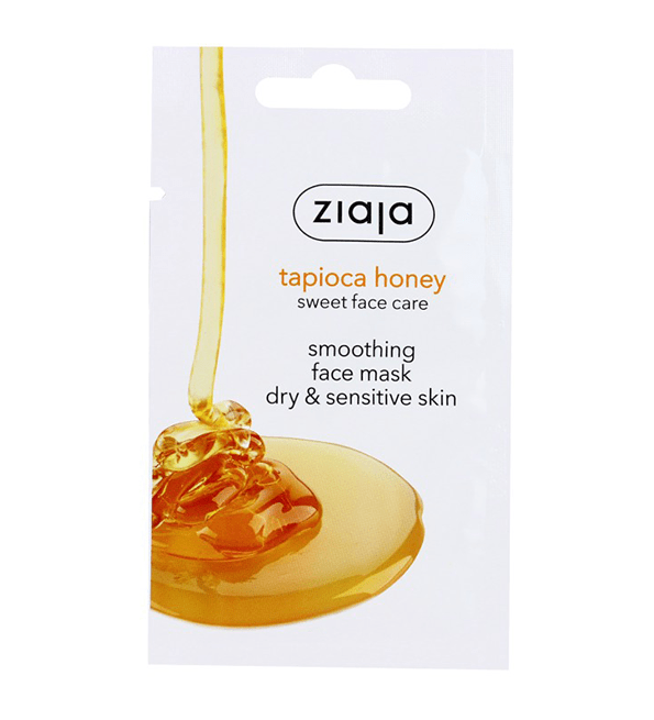 Ziaja Masque Visage au Miel de Tapioca pour Peaux Sèches et Sensibles 7ml