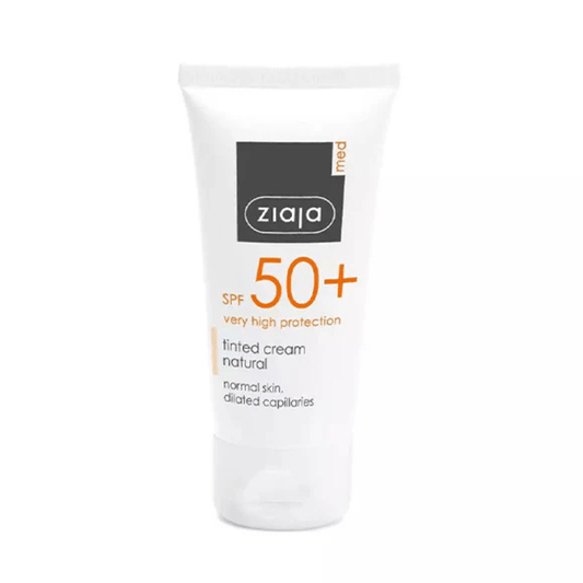 Ziaja Med Crème Solaire Teintée SPF50+ - Protection et Unité du Teint